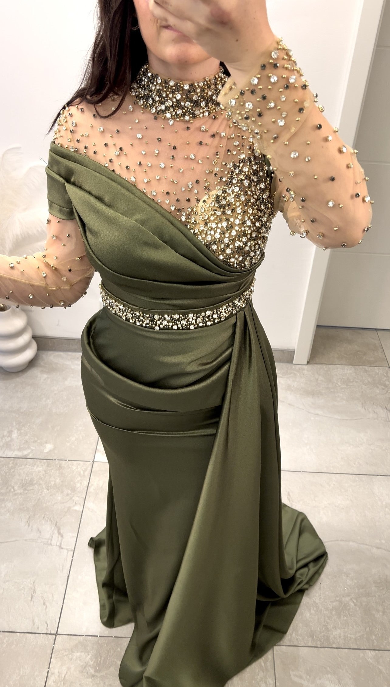 Aylin Dress Khaki
